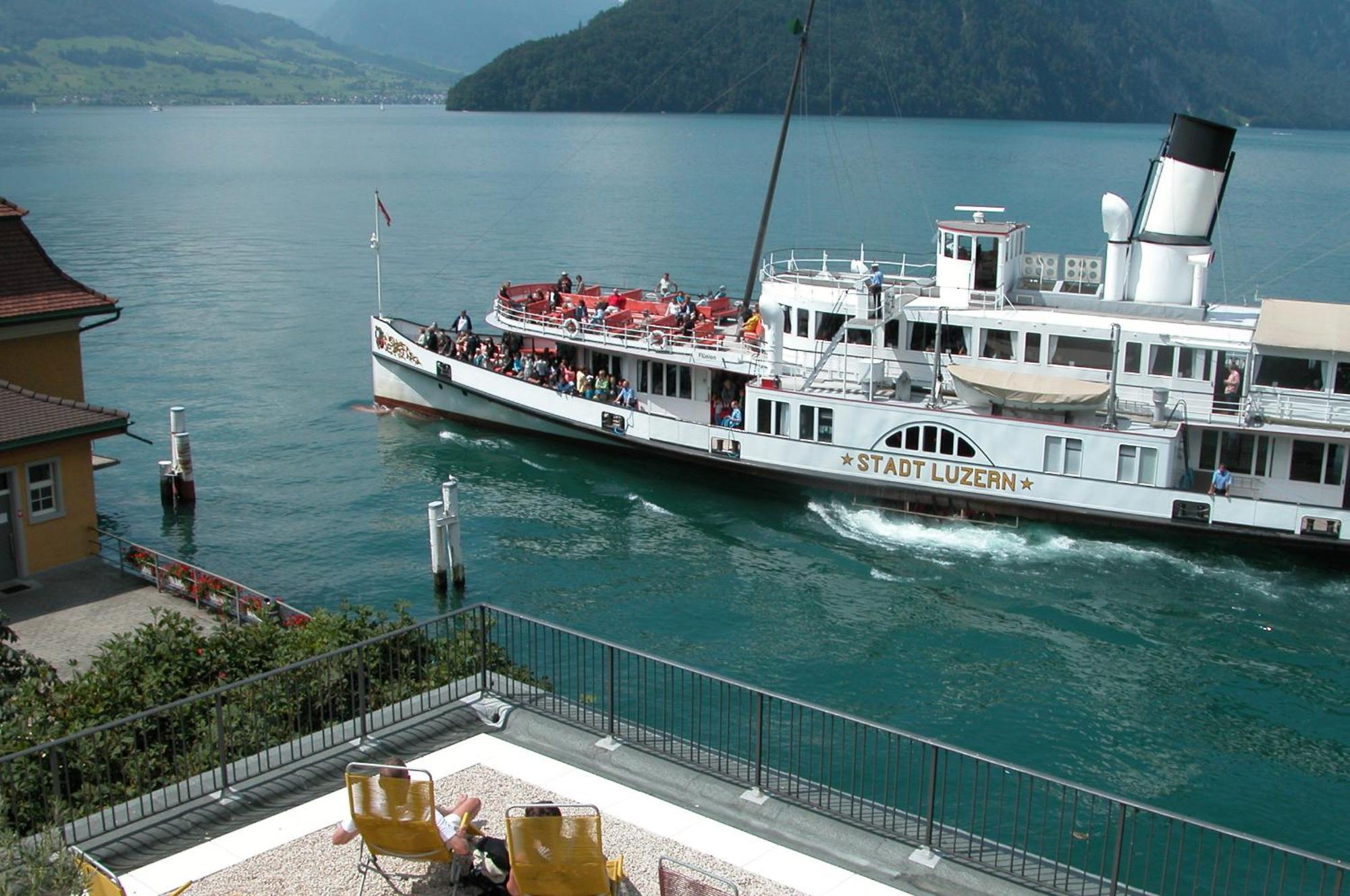 Hotel Terrasse am See Vitznau Buitenkant foto