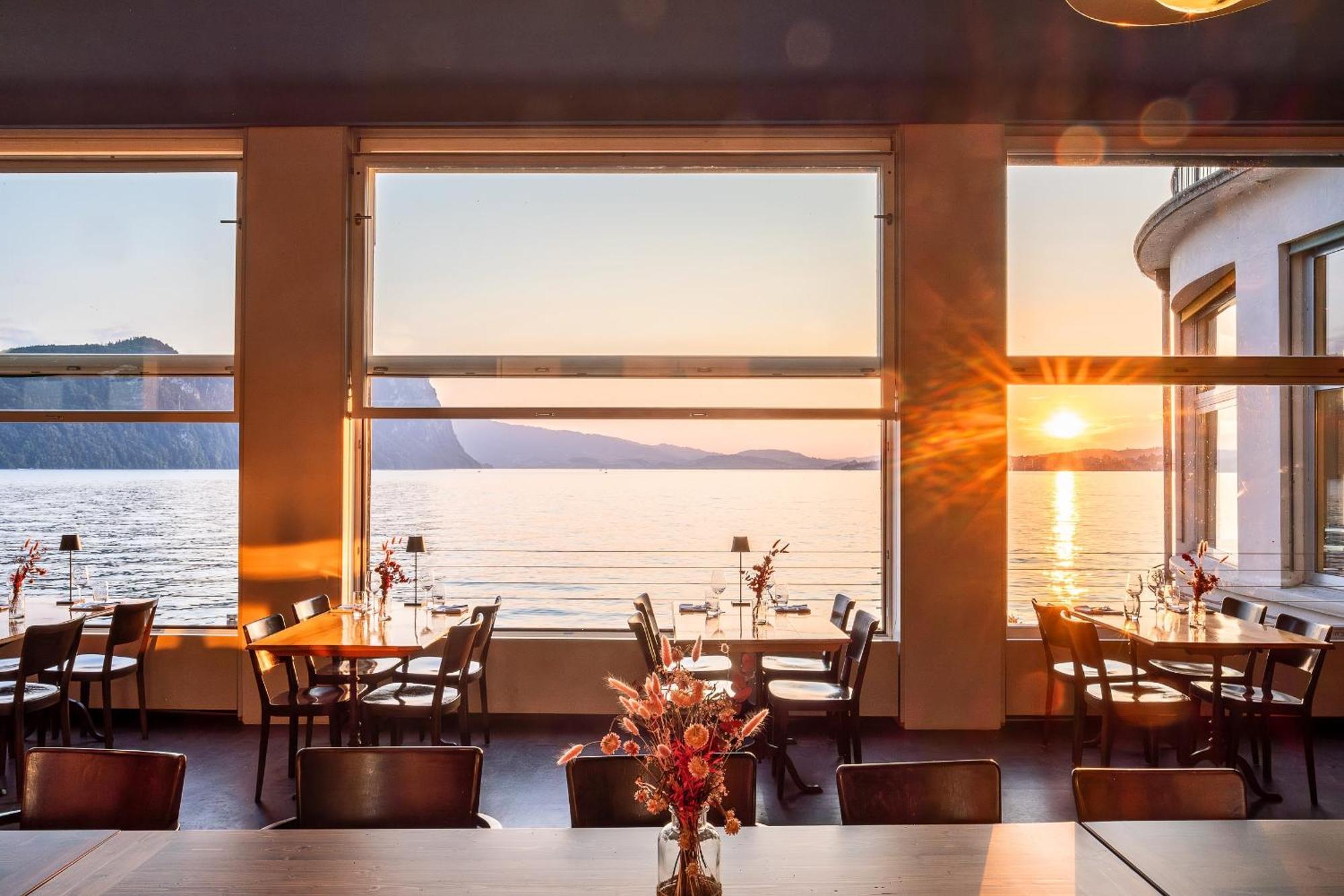 Hotel Terrasse am See Vitznau Buitenkant foto