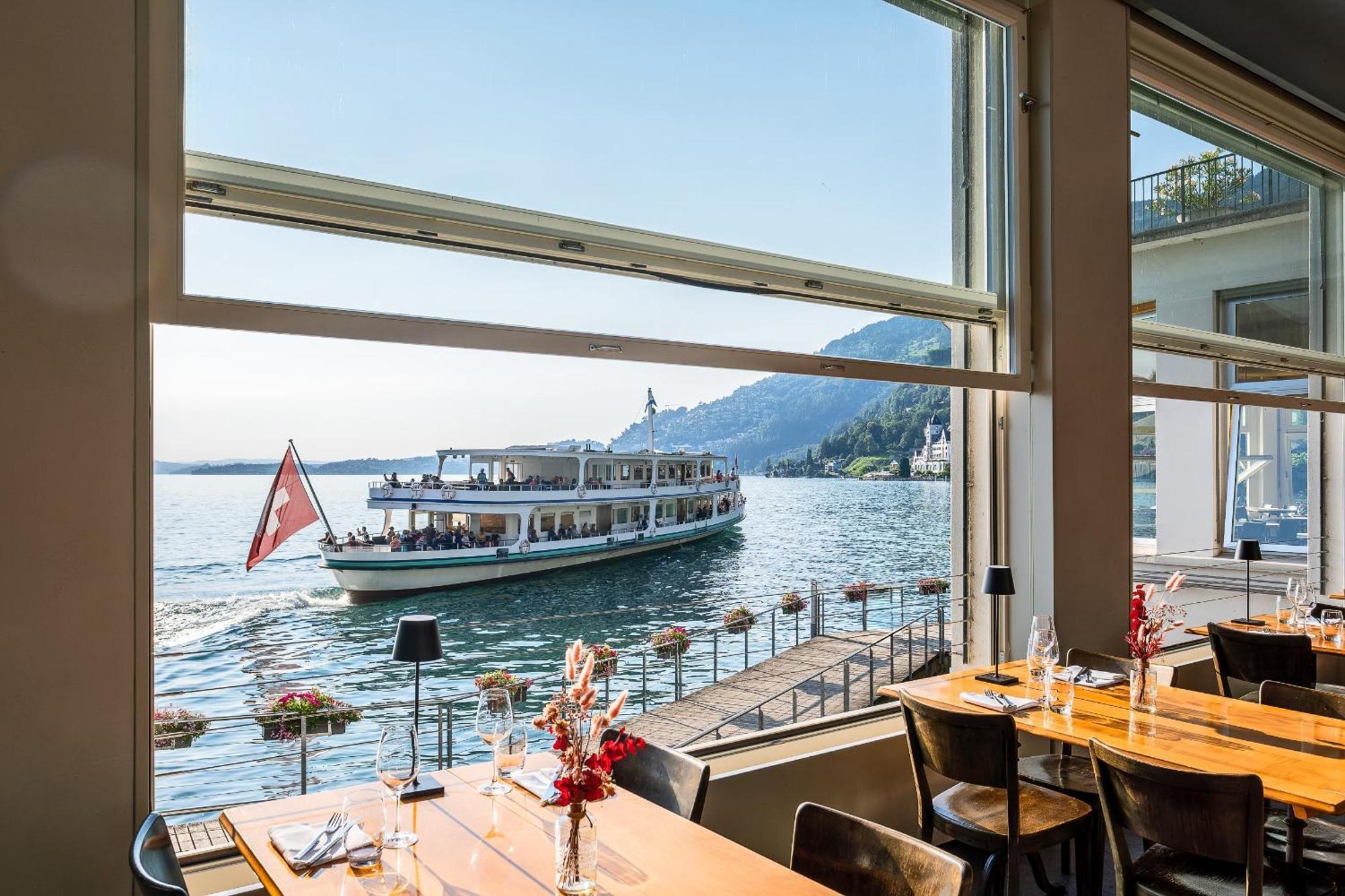 Hotel Terrasse am See Vitznau Buitenkant foto