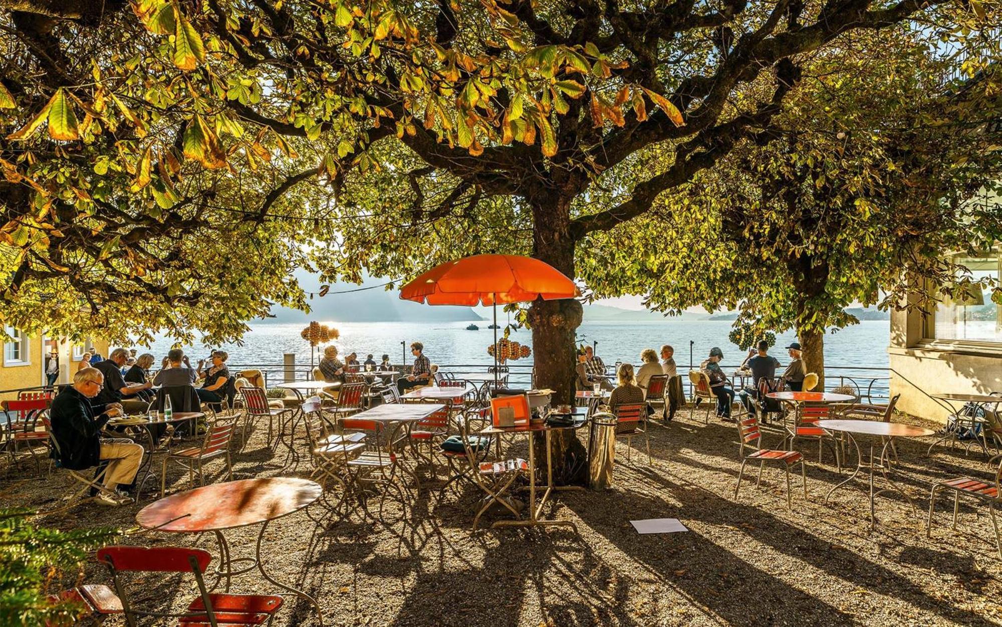 Hotel Terrasse am See Vitznau Buitenkant foto