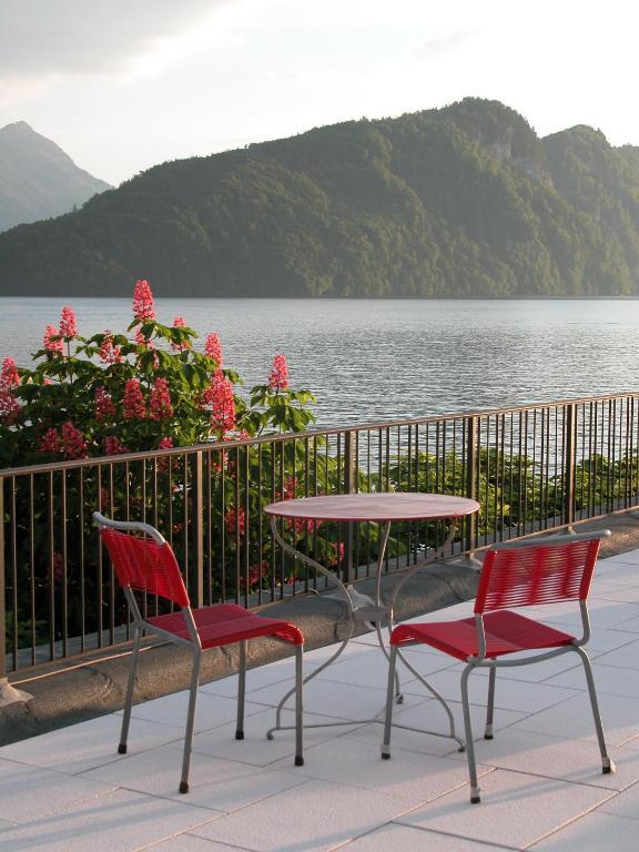 Hotel Terrasse am See Vitznau Buitenkant foto