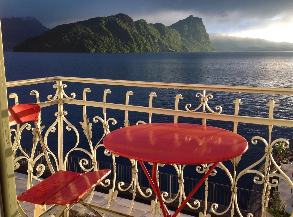 Hotel Terrasse am See Vitznau Buitenkant foto